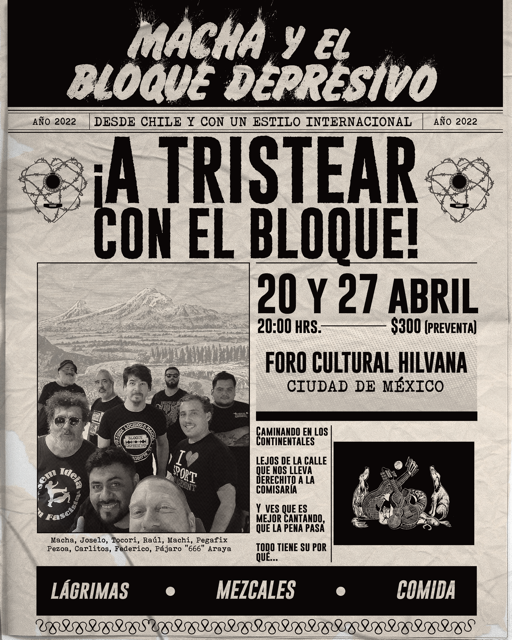 Macha y el Bloque Depresivo